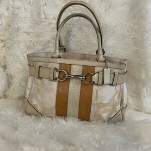 Vintage Coach signature purse